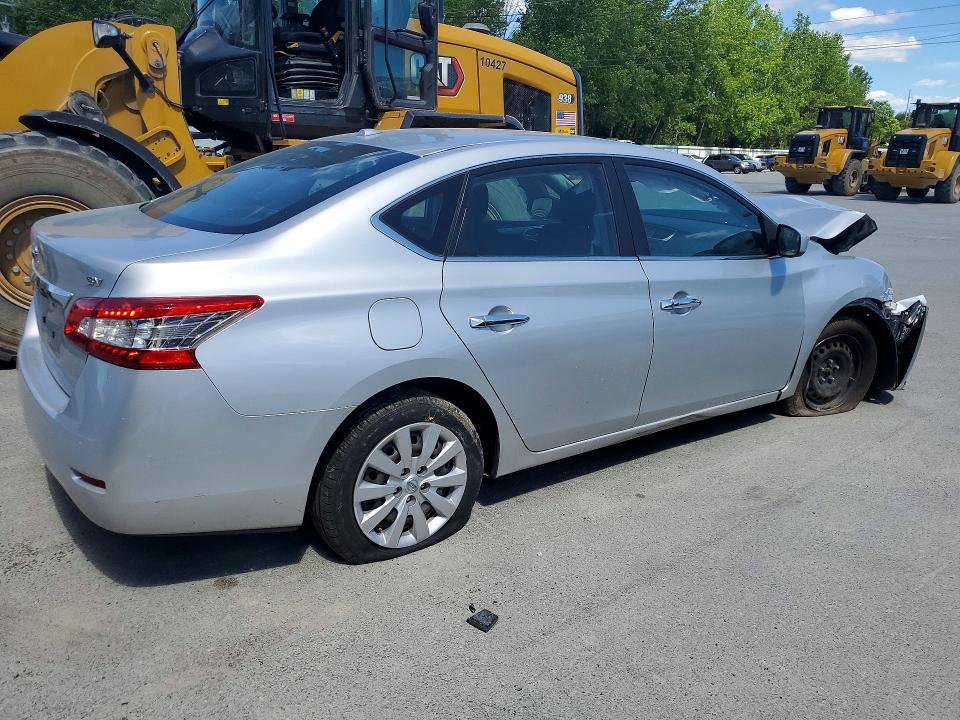 2015 Nissan Sentra მანქანა იყიდება აუქციონზე, vin: 3N1AB7AP6FL663848, აუქციონის ნომერი: 57670136