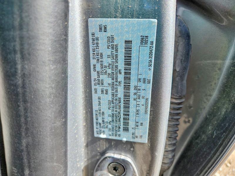 57163186 :رقم المزاد ، 1FMCU9NZ2RUA87656 vin ، 2024 Ford Escape مزاد بيع