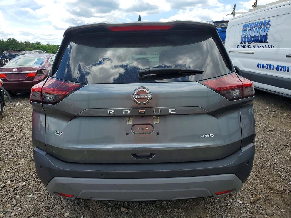 58138836 :رقم المزاد ، 5N1BT3AB1PC780225 vin ، 2023 Nissan Rogue مزاد بيع