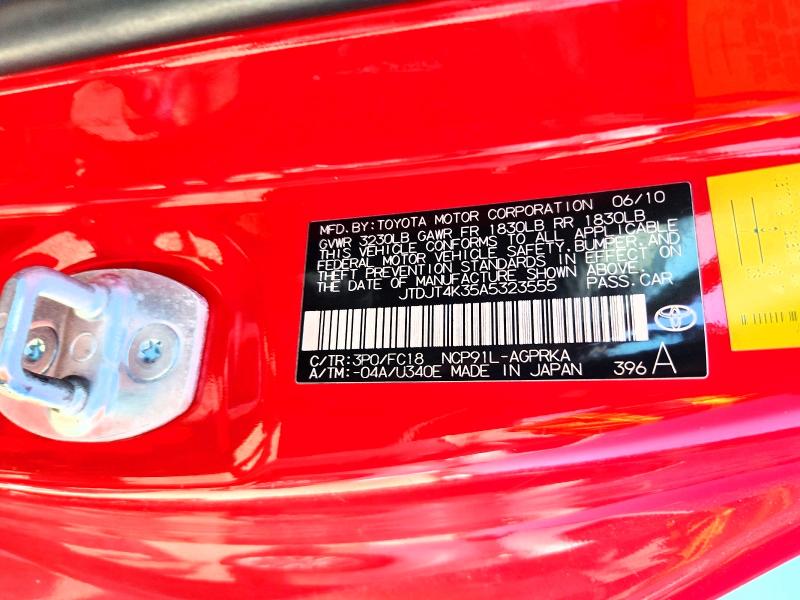 2010 Toyota Yaris მანქანა იყიდება აუქციონზე, vin: JTDJT4K35A5323555, აუქციონის ნომერი: 56529806