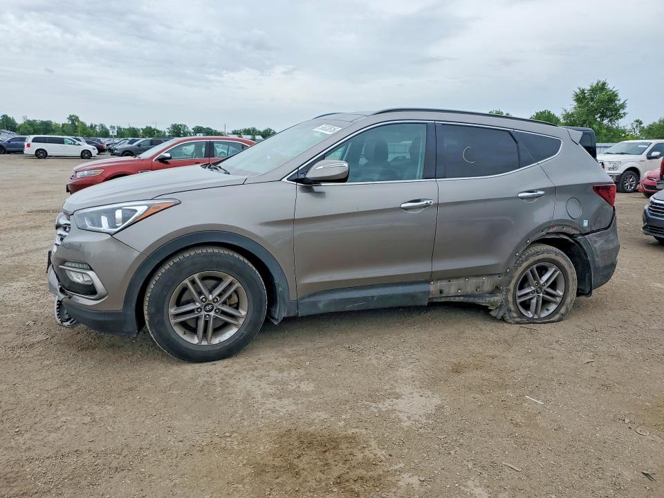 56633616 :رقم المزاد ، 5NMZUDLB8JH070167 vin ، 2018 Hyundai Santa Fe Sport مزاد بيع
