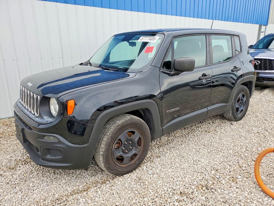 57777406 :رقم المزاد ، ZACCJAAH0HPG16906 vin ، 2017 Jeep Renegade مزاد بيع