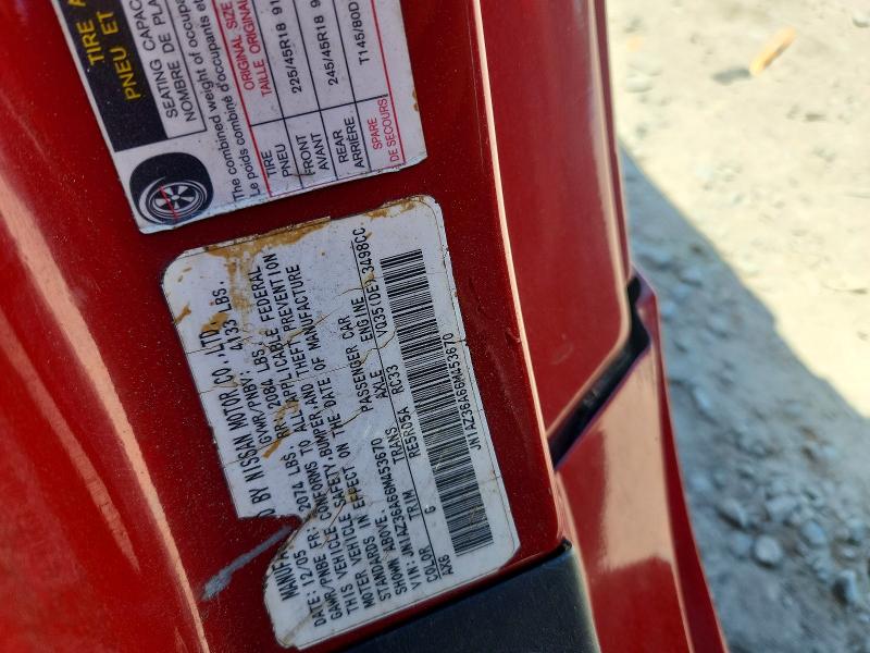 57486836 :رقم المزاد ، JN1AZ36A66M453670 vin ، 2006 Nissan 350z مزاد بيع