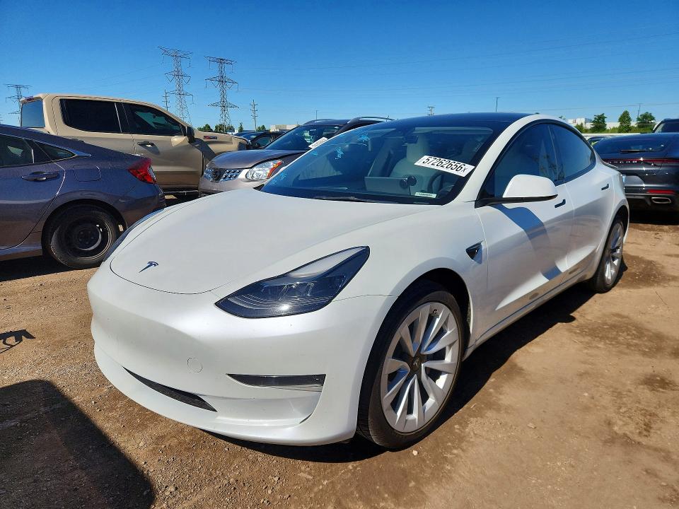 Auction sale of the 2023 Tesla Model 3, vin: 5YJ3E1EA8PF491581, lot number: 57262656