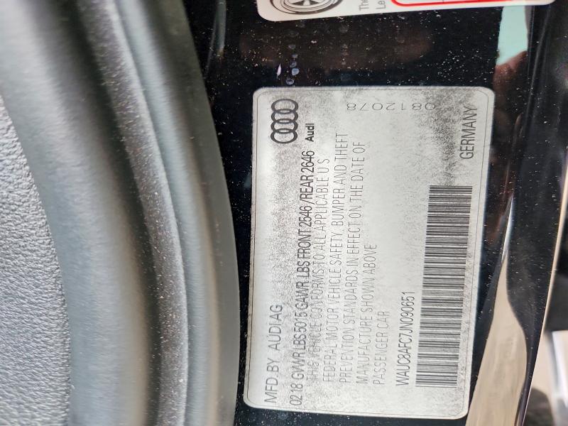 Aukcja sprzedaży 2018 Audi A6, vin: WAUC8AFC7JN090651, numer aukcji: 56160496