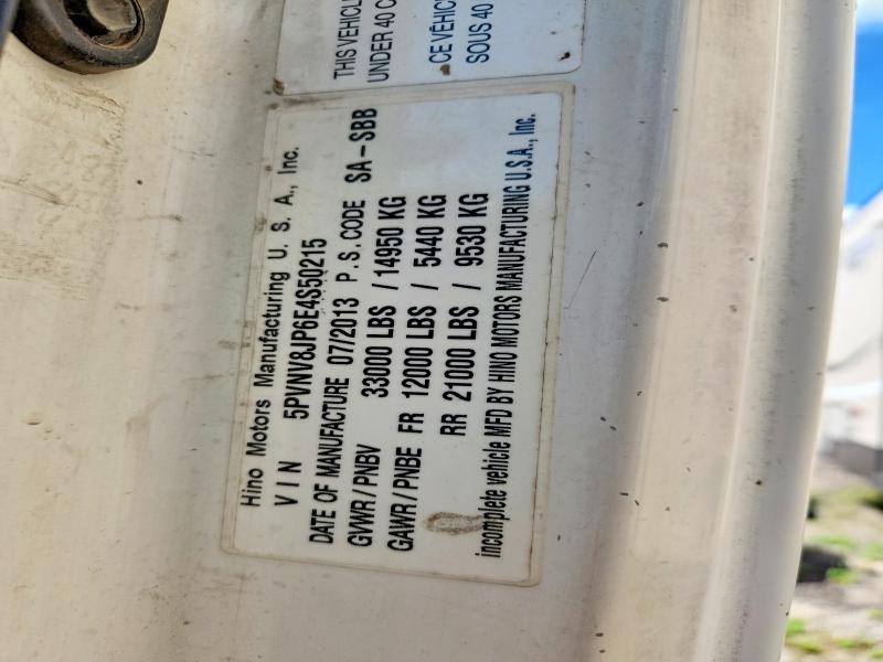 Продажа на аукционе авто 2014 Hino Hino 338, vin: 5PVNV8JP6E4S50215, номер лота: 57837646