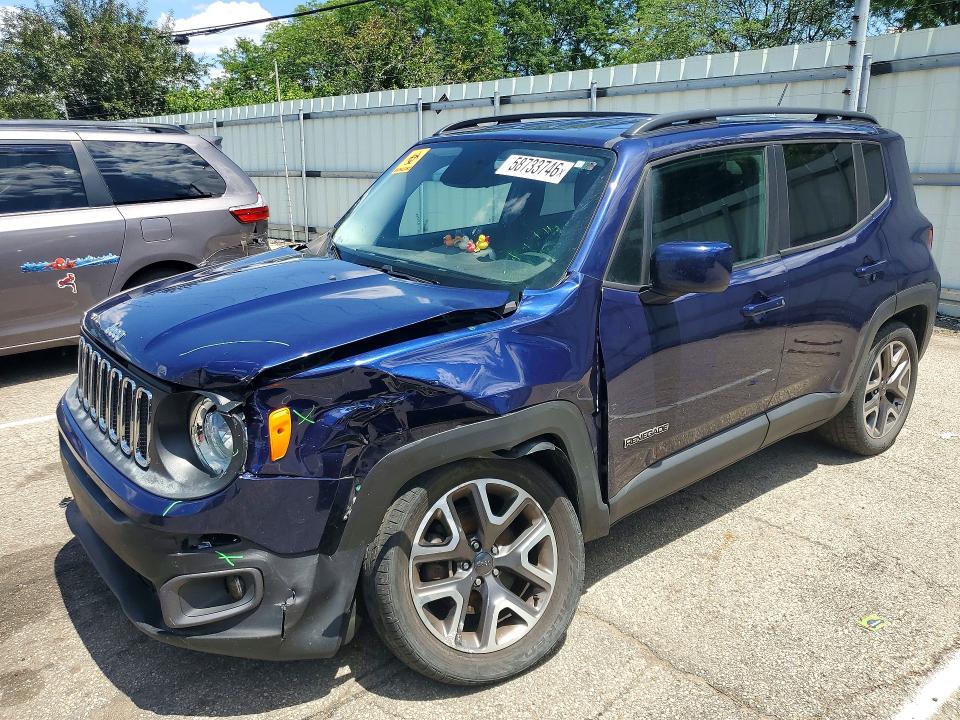 Aukcja sprzedaży 2017 Jeep Renegade, vin: ZACCJBBB9HPF56415, numer aukcji: 58733746