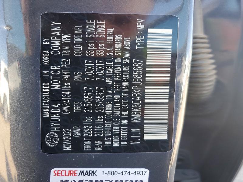 Продаж на аукціоні авто 2023 Hyundai Kona, vin: KM8K6CABXPU985687, номер лоту: 59232416
