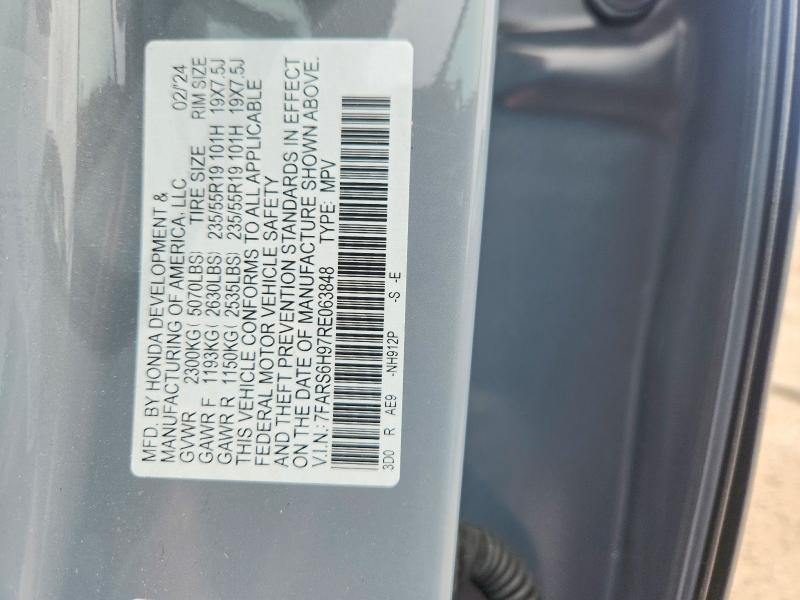 Aukcja sprzedaży 2024 Honda Cr-v, vin: 7FARS6H97RE063848, numer aukcji: 56647926