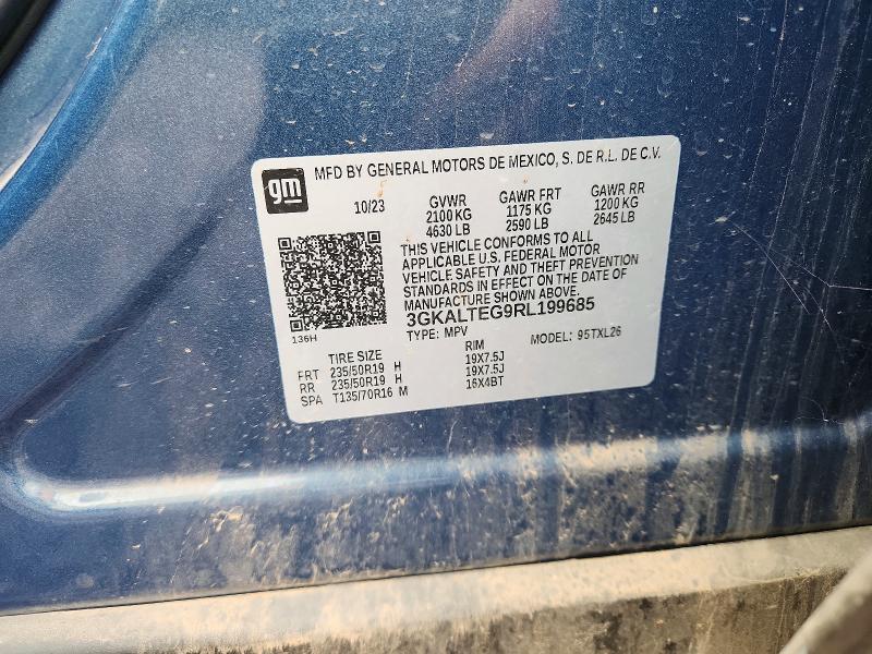 Aukcja sprzedaży 2024 Gmc Terrain, vin: 3GKALTEG9RL199685, numer aukcji: 54639196