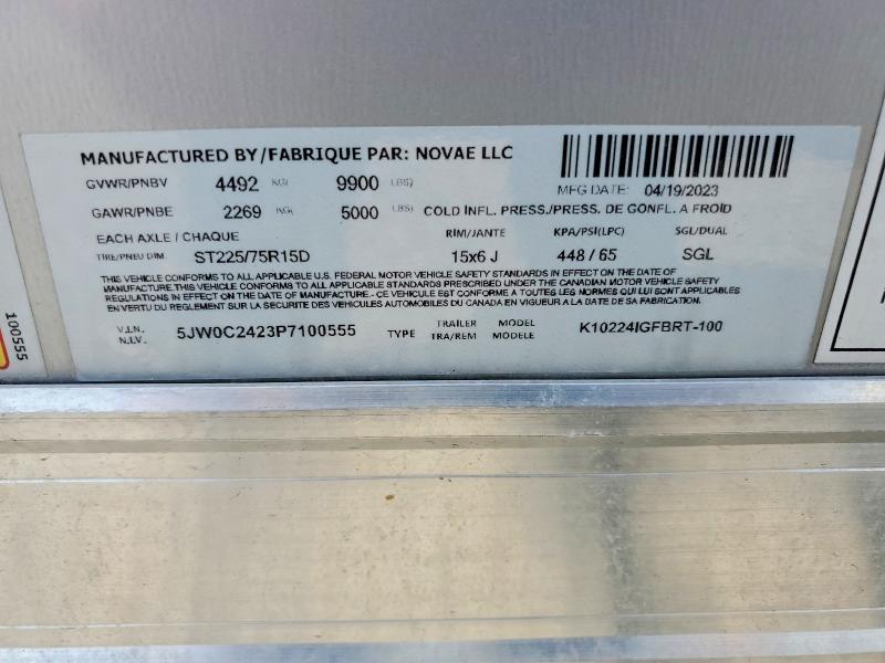Auction sale of the 2023 Look Unknown, vin: 5JW0C2423P7100555, lot number: 54403496