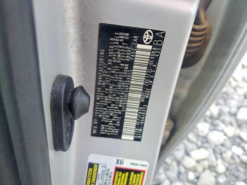 Aukcja sprzedaży 2017 Toyota Corolla Le Eco W/con, vin: 5YFBURHEXHP669055, numer aukcji: 57866496