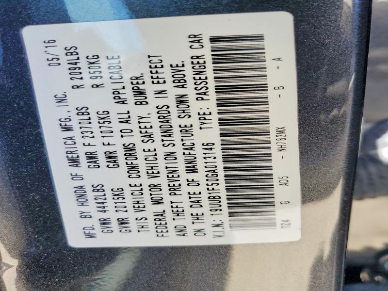 Aukcja sprzedaży 2016 Acura Tlx, vin: 19UUB1F50GA013146, numer aukcji: 59321726