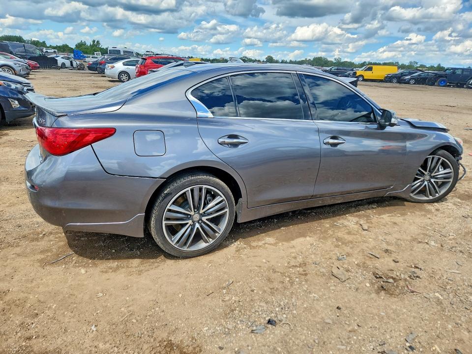 2014 Infiniti Q50 მანქანა იყიდება აუქციონზე, vin: JN1BV7AR2EM684553, აუქციონის ნომერი: 58234626