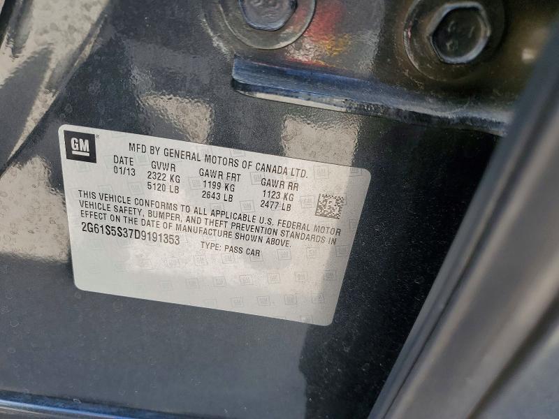 Продаж на аукціоні авто 2013 Cadillac Xts, vin: 2G61S5S37D9191353, номер лоту: 56516376