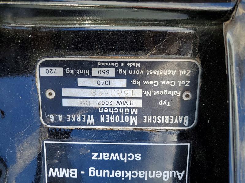 Продаж на аукціоні авто 1968 Bmw 2002, vin: 1660518, номер лоту: 56790386
