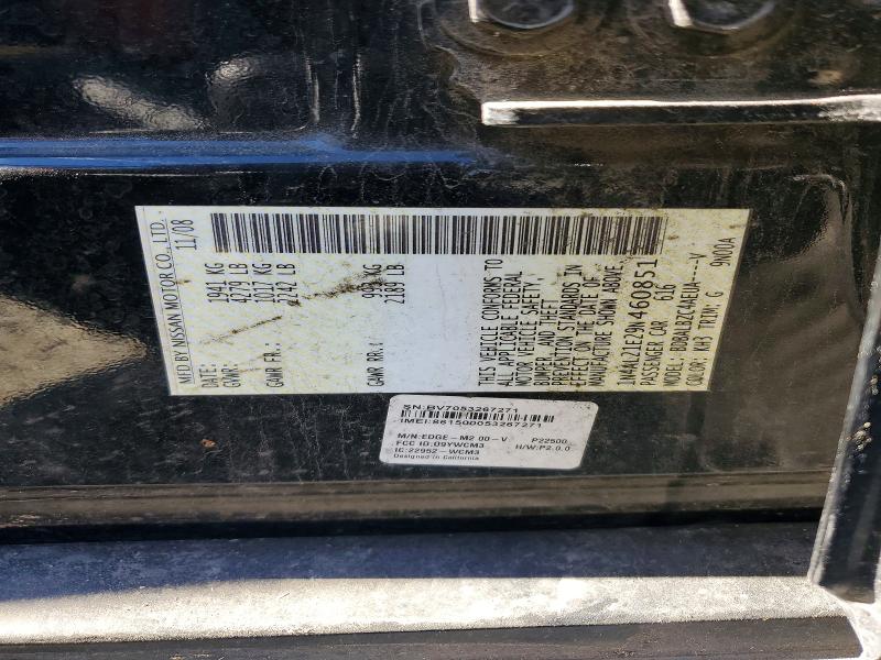 2009 Nissan Altima მანქანა იყიდება აუქციონზე, vin: 1N4AL21E29N460851, აუქციონის ნომერი: 54001716
