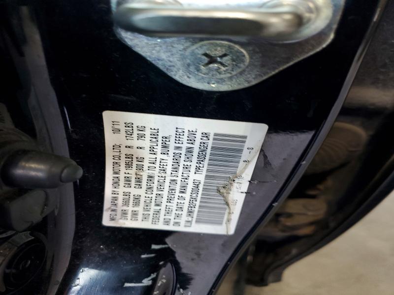 Aukcja sprzedaży 2012 Honda Civic, vin: JHMFB2F5XCS004437, numer aukcji: 57260066
