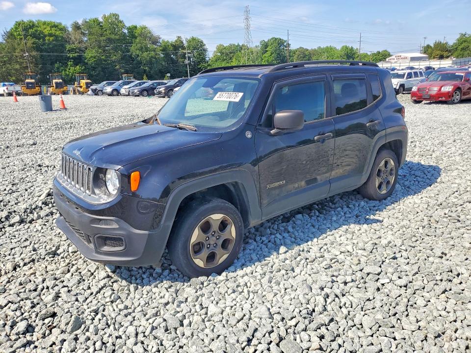 Продажа на аукционе авто 2017 Jeep Renegade, vin: ZACCJBAB2HPF86227, номер лота: 55770076