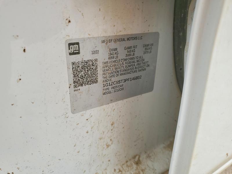 Продажа на аукционе авто 2023 Chevrolet Malibu, vin: 1G1ZC5ST3PF146802, номер лота: 56564006