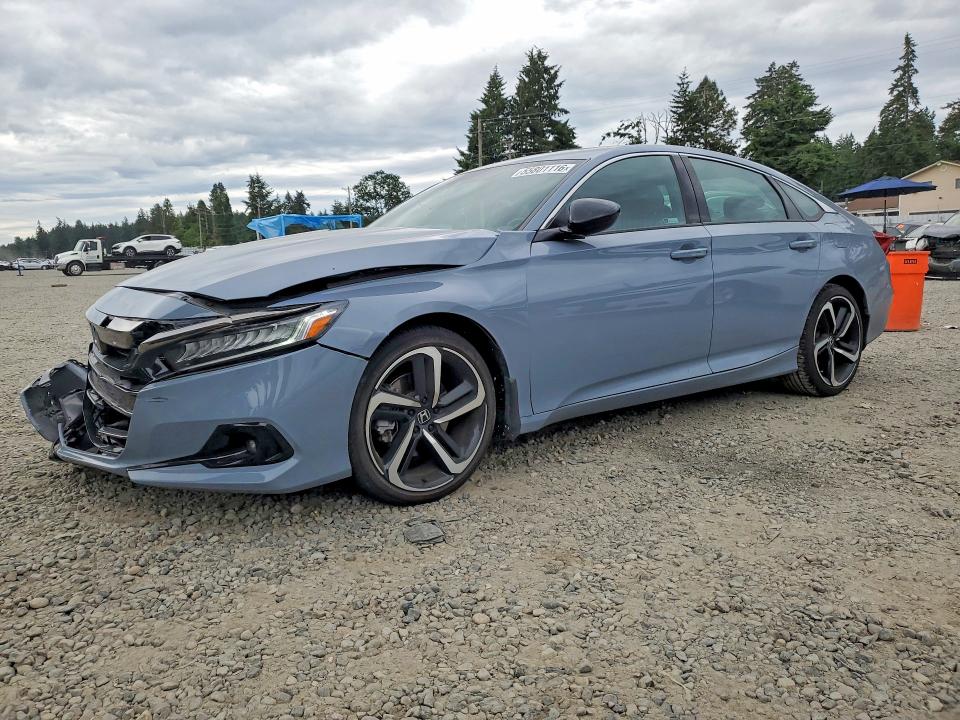 55801116 :رقم المزاد ، 1HGCV2F3XNA018973 vin ، 2022 Honda Accord مزاد بيع