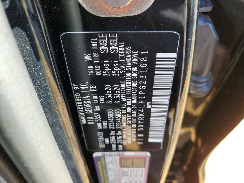 Продаж на аукціоні авто 2023 Kia Sorento, vin: 5XYRK4LF1PG231681, номер лоту: 55515026