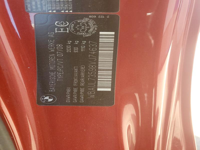 Aukcja sprzedaży 2008 Bmw 128, vin: WBAUL73598VJ74637, numer aukcji: 56085226