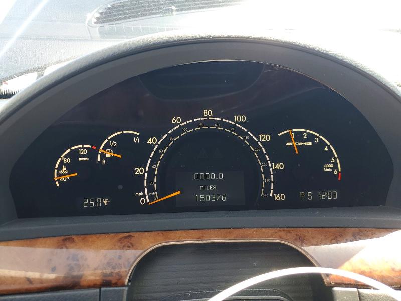 2002 Mercedes-benz S მანქანა იყიდება აუქციონზე, vin: WDBNG73J72A238485, აუქციონის ნომერი: 59160406