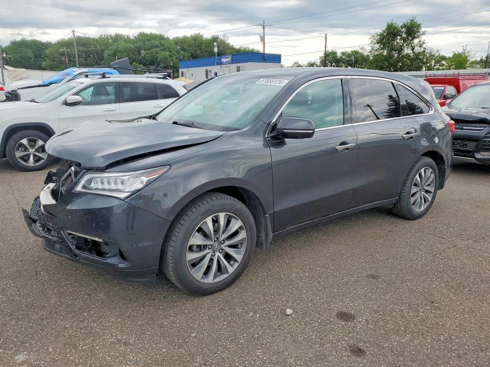 Продажа на аукционе авто 2014 Acura Mdx, vin: 5FRYD4H48EB035284, номер лота: 57858126