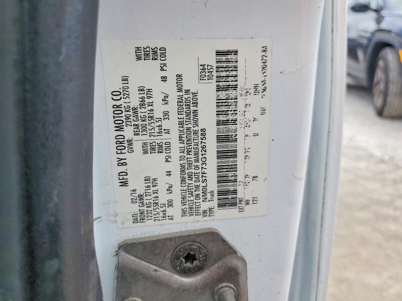 53708586 :رقم المزاد ، NM0LS7F73G1267588 vin ، 2016 Ford Transit Connect مزاد بيع