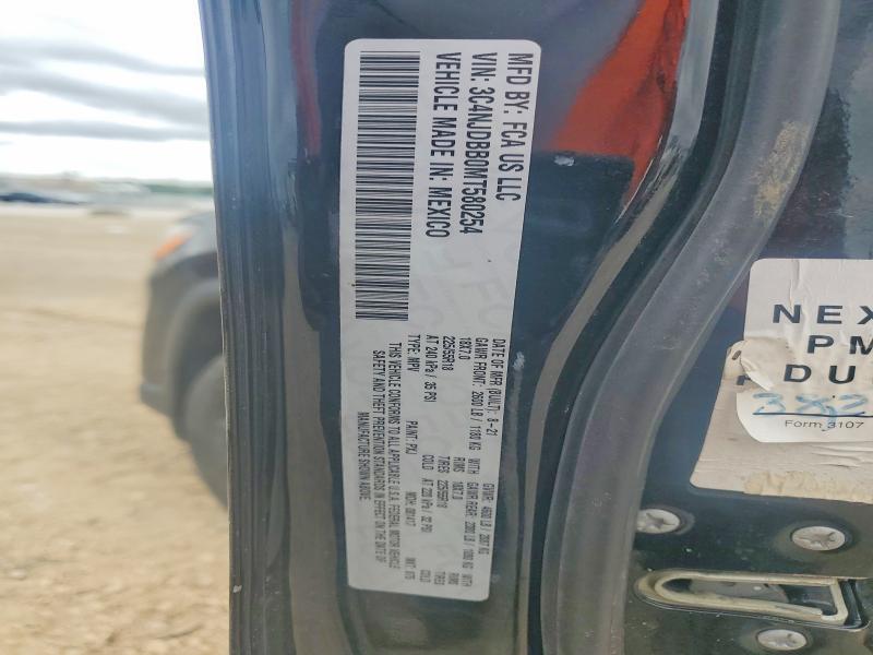 Aukcja sprzedaży 2021 Jeep Compass, vin: 3C4NJDBB0MT580254, numer aukcji: 51793626