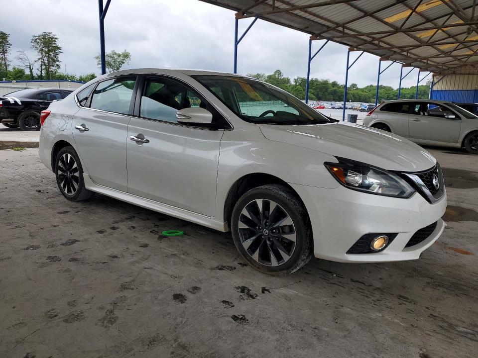 56650126 :رقم المزاد ، 3N1AB7AP8HY400654 vin ، 2017 Niss Sentra Sr Manual مزاد بيع