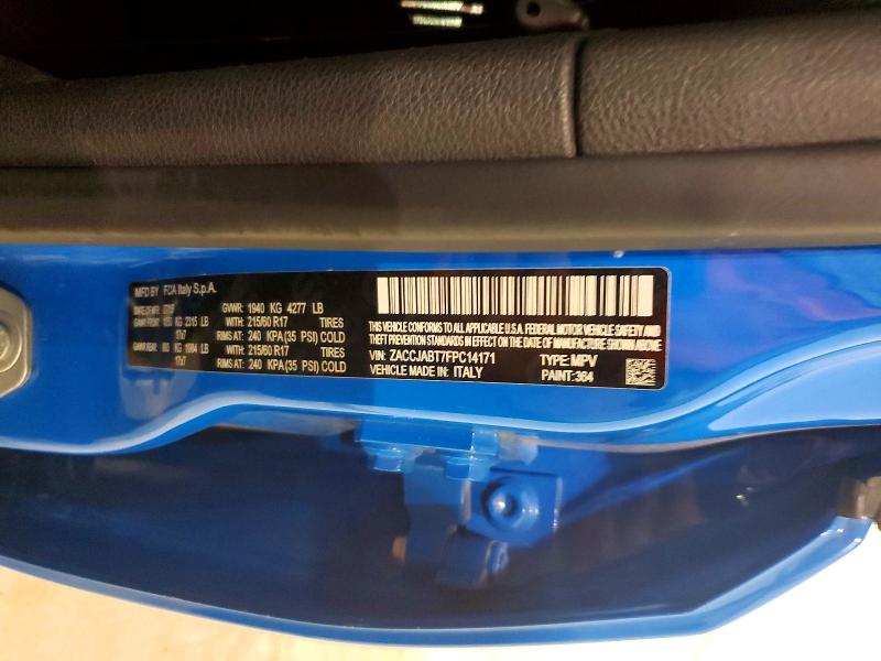 Aukcja sprzedaży 2015 Jeep Renegade, vin: ZACCJABT7FPC14171, numer aukcji: 58591356