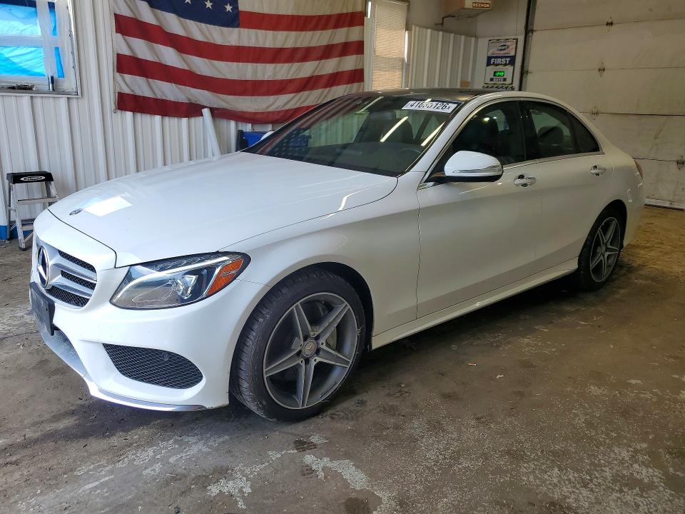 Auction sale of the 2015 Mercedes-benz C, vin: 55SWF4KB8FU012937, lot number: 41633126
