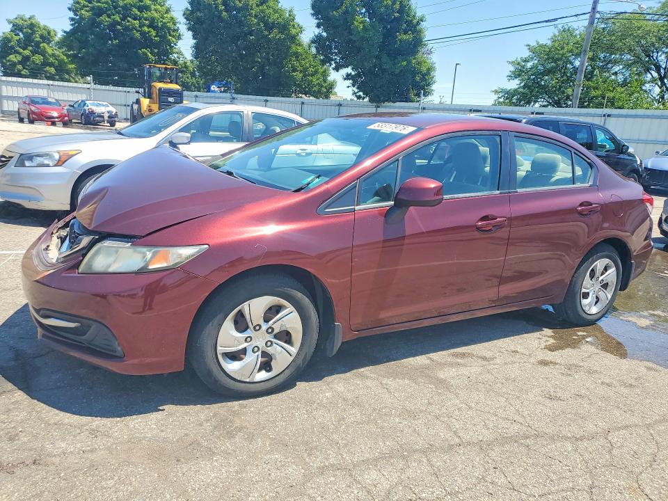 Продажа на аукционе авто 2013 Honda Civic, vin: 19XFB2F51DE100298, номер лота: 58317976