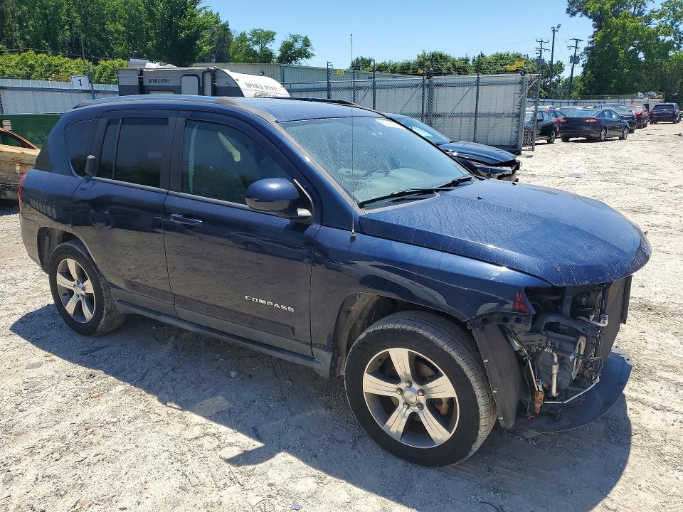 2016 Jeep Compass მანქანა იყიდება აუქციონზე, vin: 1C4NJCEA7GD800674, აუქციონის ნომერი: 55033136