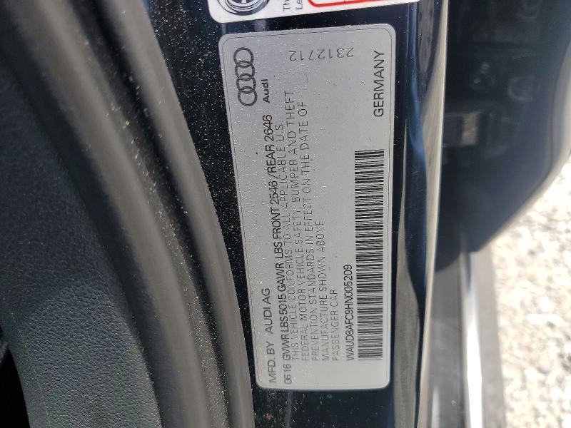 Продажа на аукционе авто 2017 Audi A6, vin: WAUD8AFC9HN005209, номер лота: 58351836