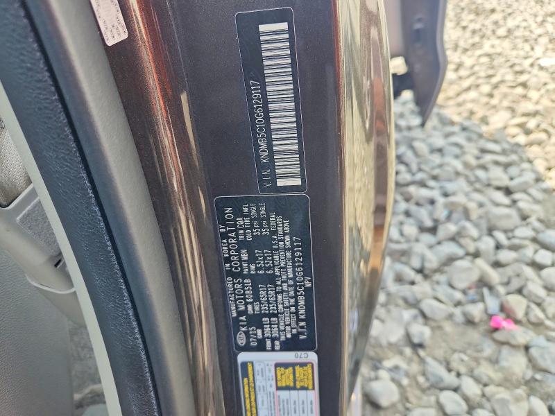 Aukcja sprzedaży 2016 Kia Sedona, vin: KNDMB5C10G6129117, numer aukcji: 56688196