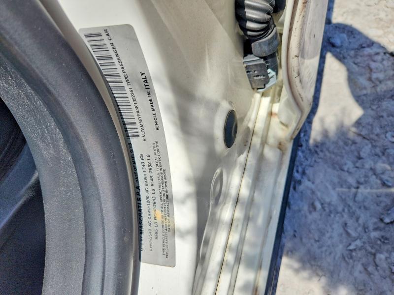 Продаж на аукціоні авто 2019 Maserati Quattroporte, vin: ZAM56YPA4K1322361, номер лоту: 56291606