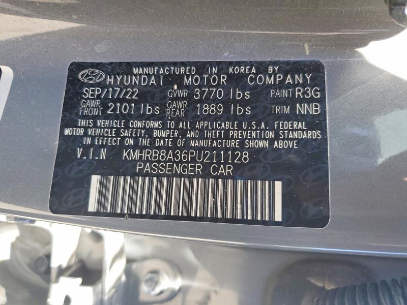 Продажа на аукционе авто 2023 Hyundai Venue, vin: KMHRB8A36PU211128, номер лота: 55926446