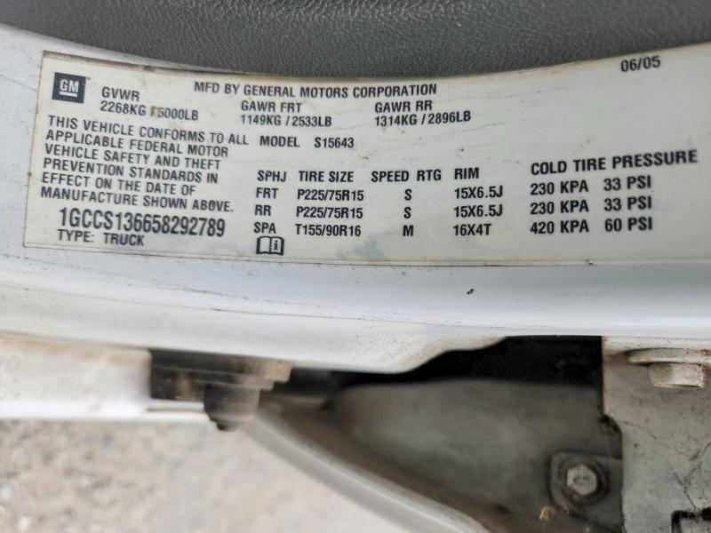 Продажа на аукционе авто 2005 Chevrolet Colorado, vin: 1GCCS136658292789, номер лота: 58658816