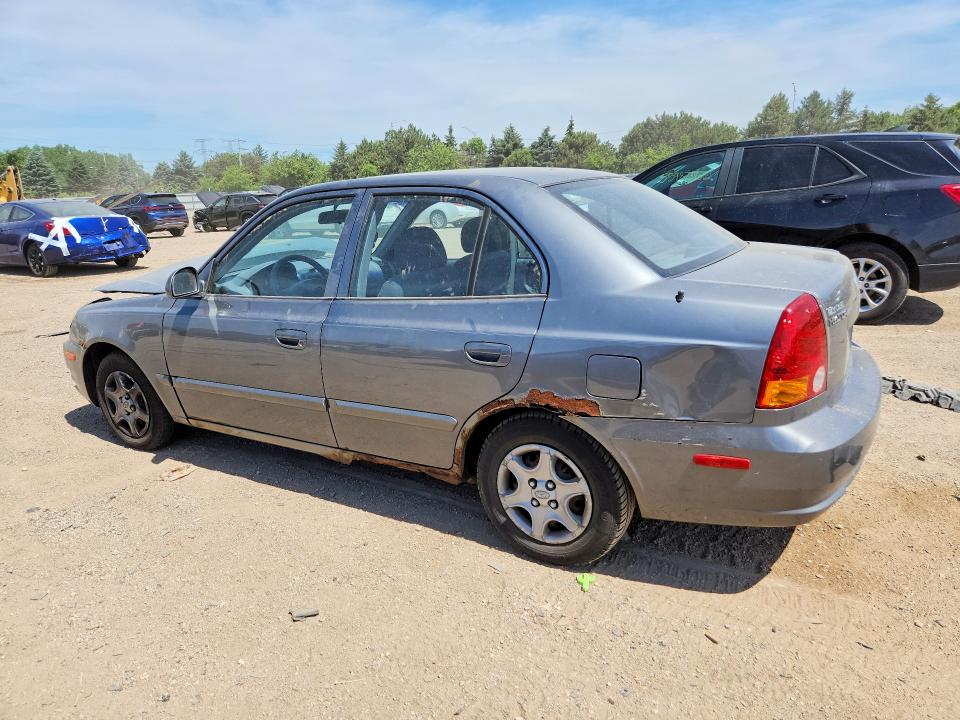 55887966 :رقم المزاد ، KMHCG45C04U572411 vin ، 2004 Hyundai Accent مزاد بيع