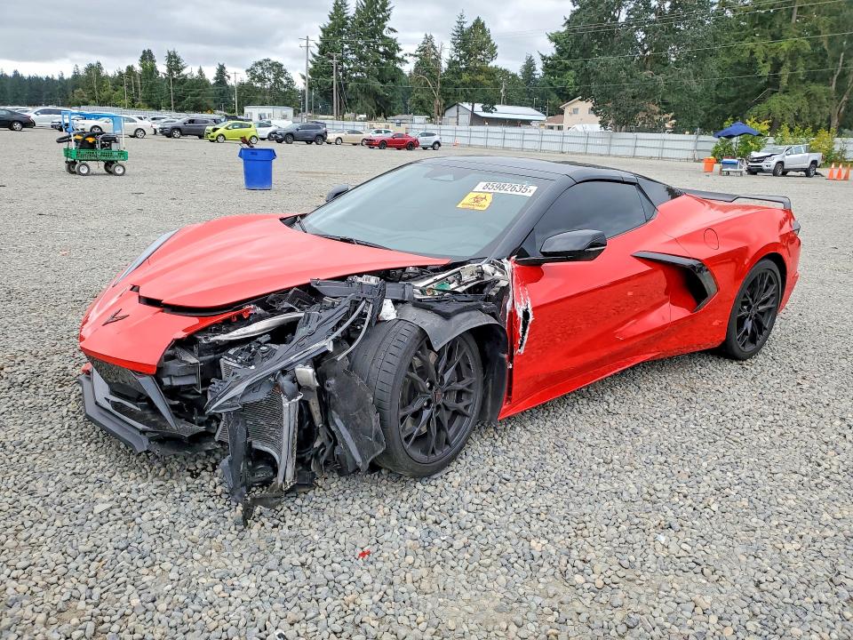85982635 :رقم المزاد ، 1G1YA3D46R5122059 vin ، 2024 Chevrolet Corvette مزاد بيع