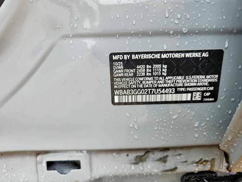 Продаж на аукціоні авто 2026 Bmw 228, vin: WBA83GG02T7U54493, номер лоту: 57252106