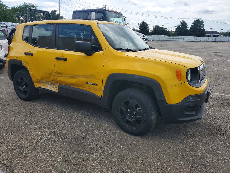 57553786 :رقم المزاد ، ZACCJBAH1HPF04296 vin ، 2017 Jeep Renegade مزاد بيع