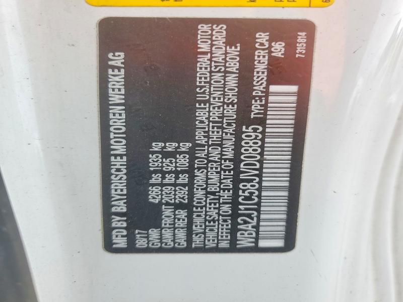 Aukcja sprzedaży 2018 Bmw 230i, vin: WBA2J1C58JVD08895, numer aukcji: 56483986