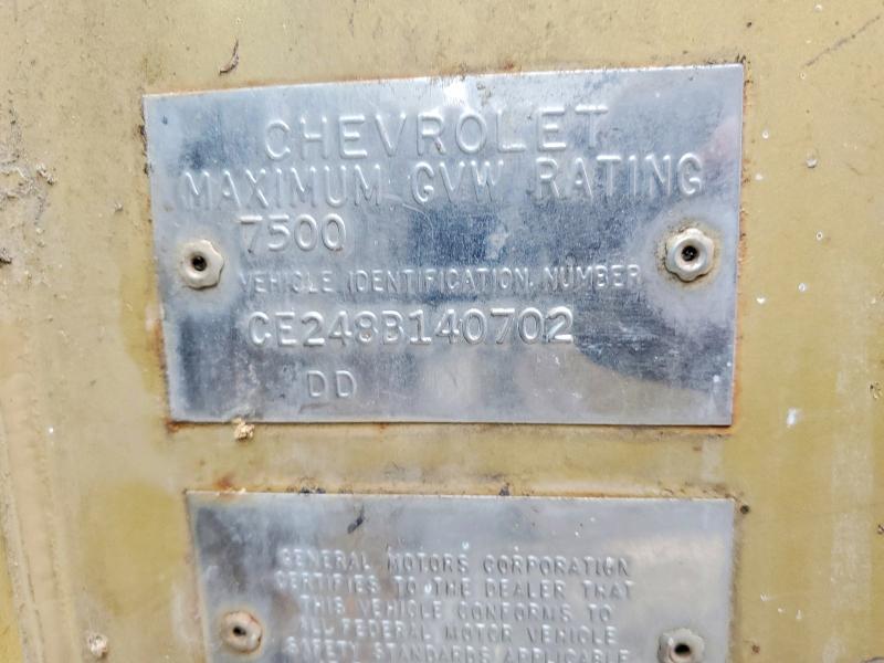 Продаж на аукціоні авто 1968 Chevrolet Astro, vin: CE248B140702, номер лоту: 58391426