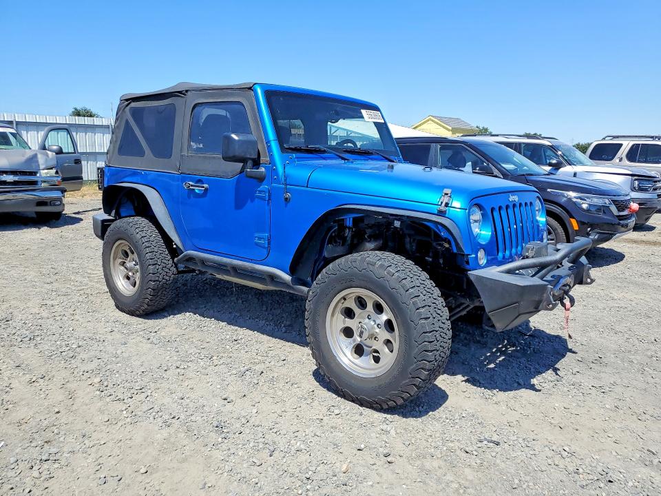 Продажа на аукционе авто 2015 Jeep Wrangler, vin: 1C4AJWAG8FL574286, номер лота: 55638606