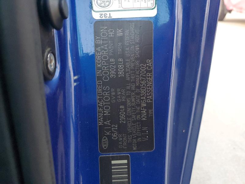Auction sale of the 2013 Kia Forte, vin: KNAFW6A38D5677002, lot number: 57855326