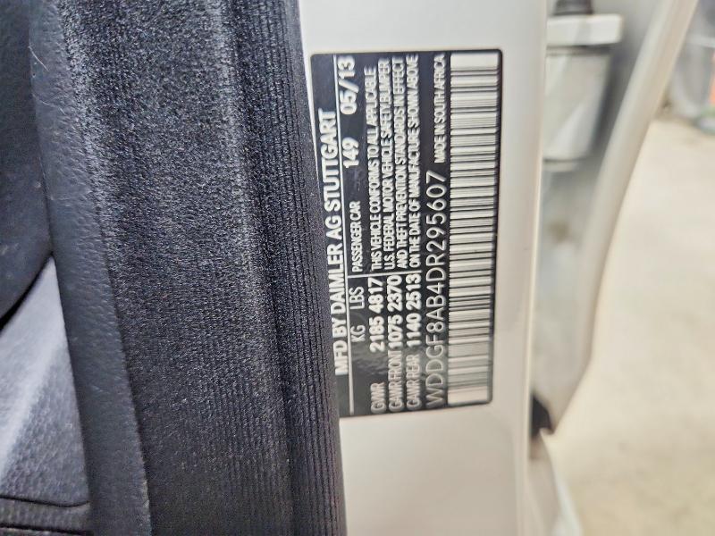 2013 Mercedes-benz C მანქანა იყიდება აუქციონზე, vin: WDDGF8AB4DR295607, აუქციონის ნომერი: 58075746